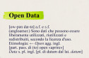 Open data: definizione